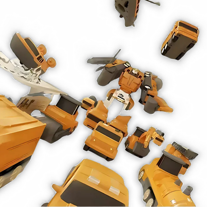 Robô de Carros Magnéticos Infantil