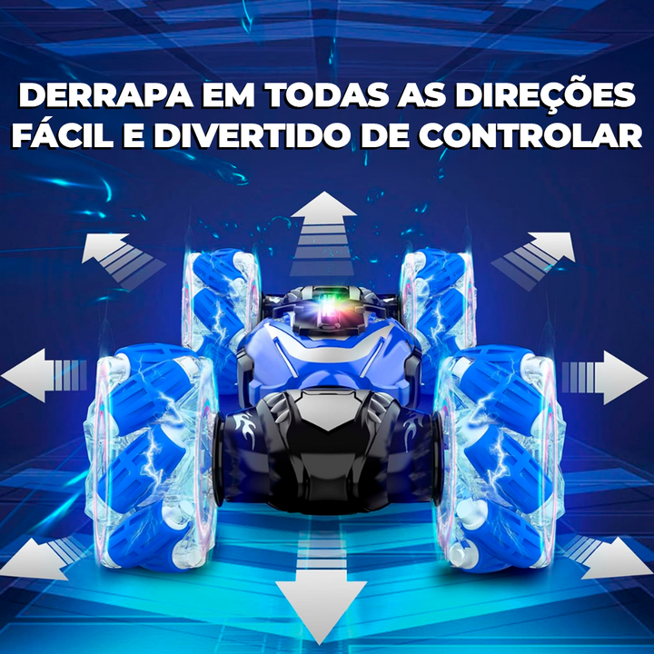 Carrinho Acrobático com Sensor de Gestos de Mão + Controle Remoto Extra de Brinde