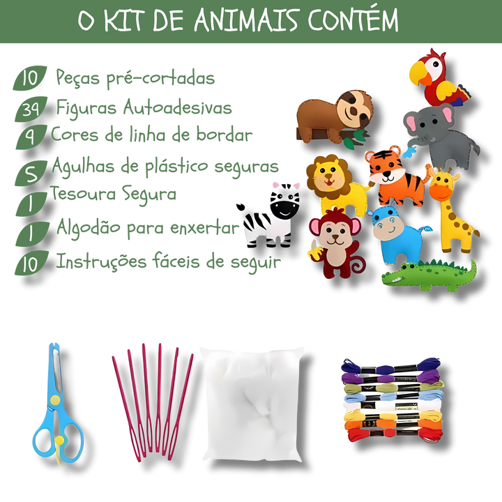 Kit de Costura Infantil Montessori