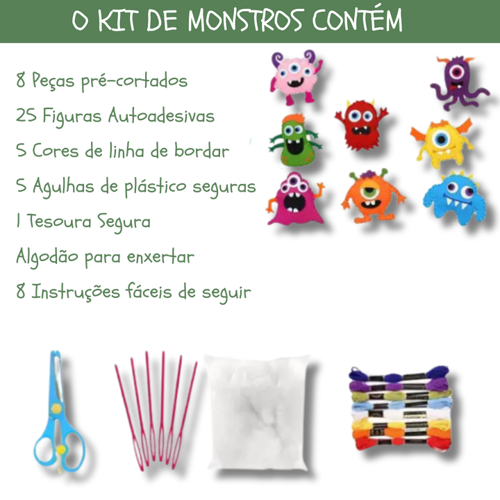 Kit de Costura Infantil Montessori