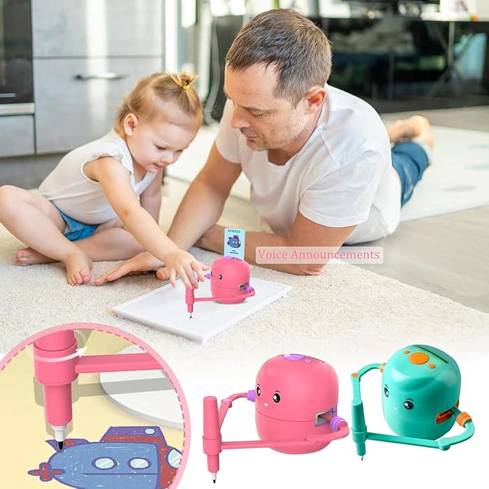 Kit Robô Interativo Desenhista 100 Desenhos
