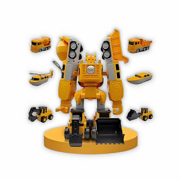 Robô de Carros Magnéticos Infantil